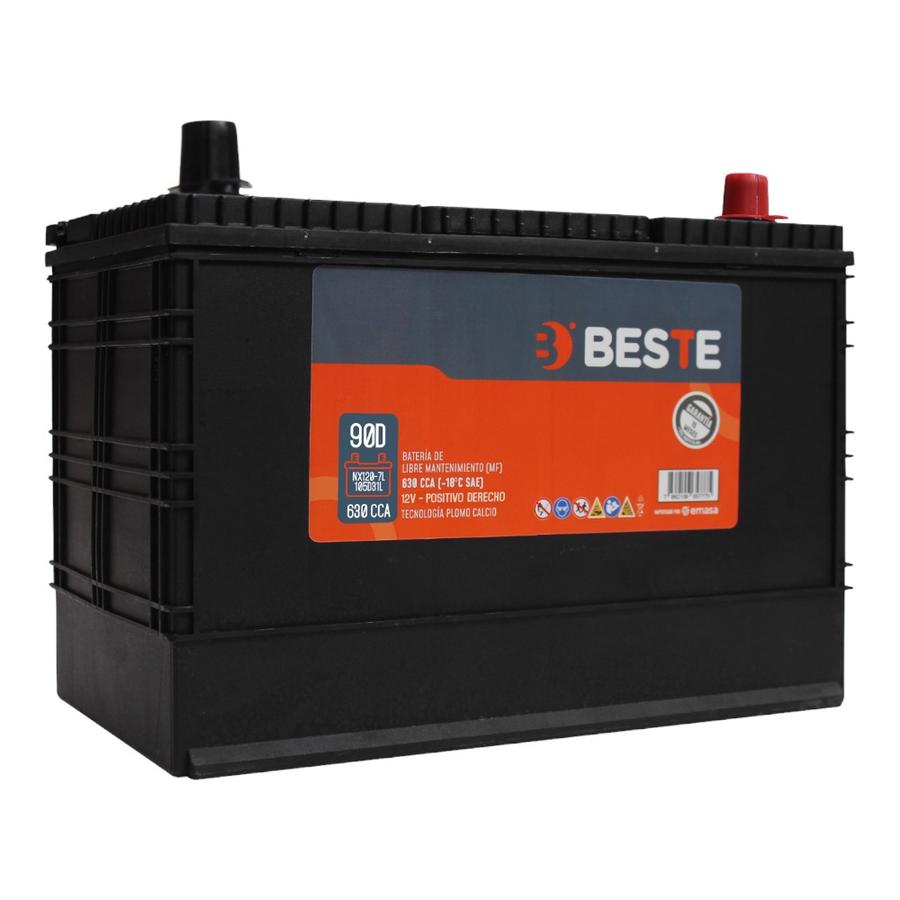 Batería 90 Ah Beste NX120-7L Positivo Derecho 650