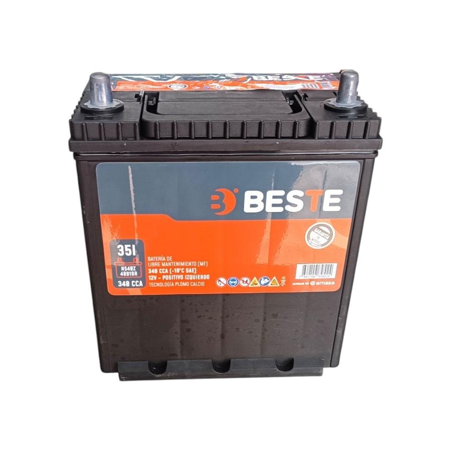 Batería Para Auto Beste 55 Amperes Positivo Izq. 350 CCA