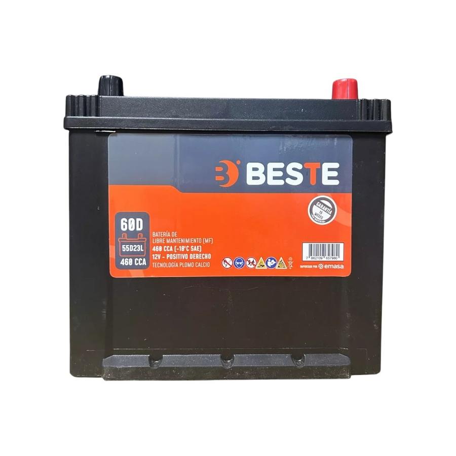 Batería Para Auto Beste 60 Amperes 460 CCA