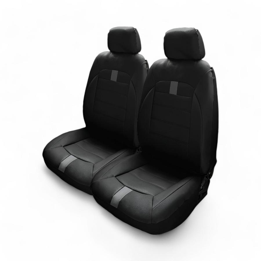 Cubre Asientos Auto Hi Track Ecocuero 3 Mm Negro