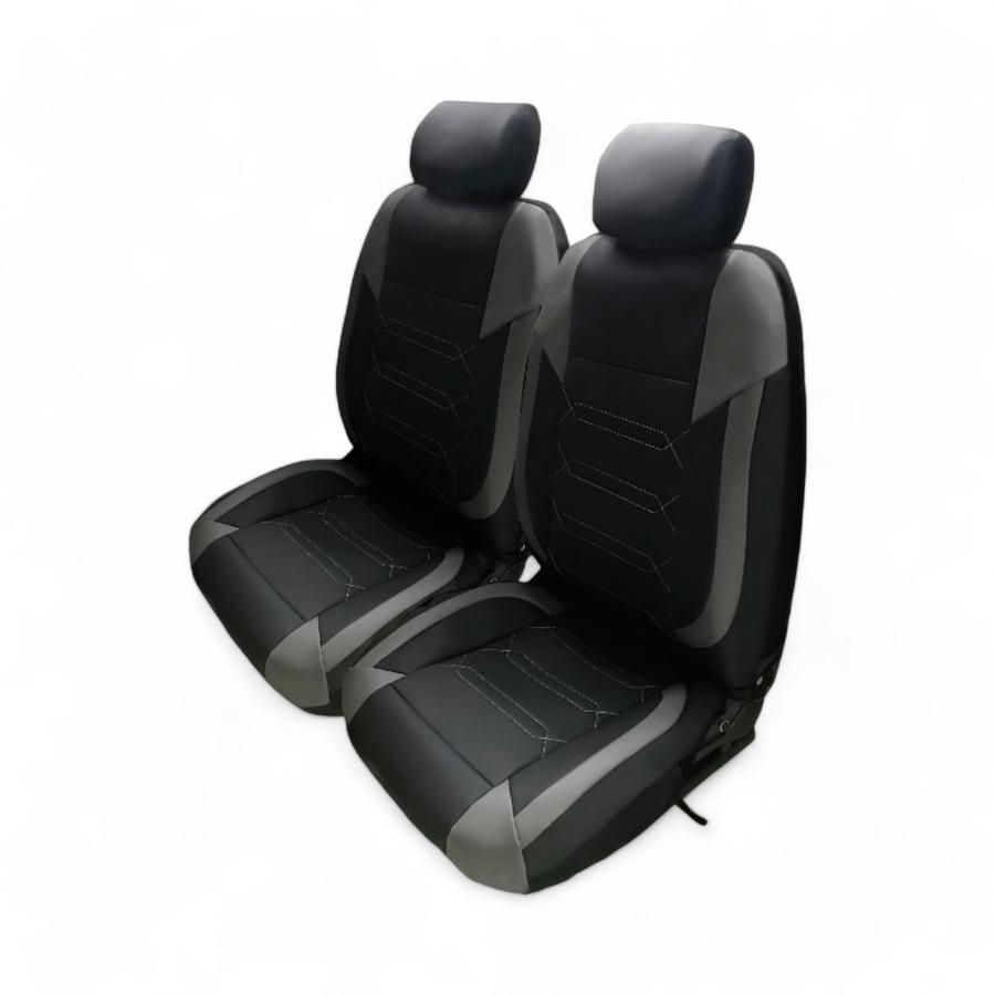 Cubre Asientos Auto Hi Track Ecocuero 3 Mm Gris