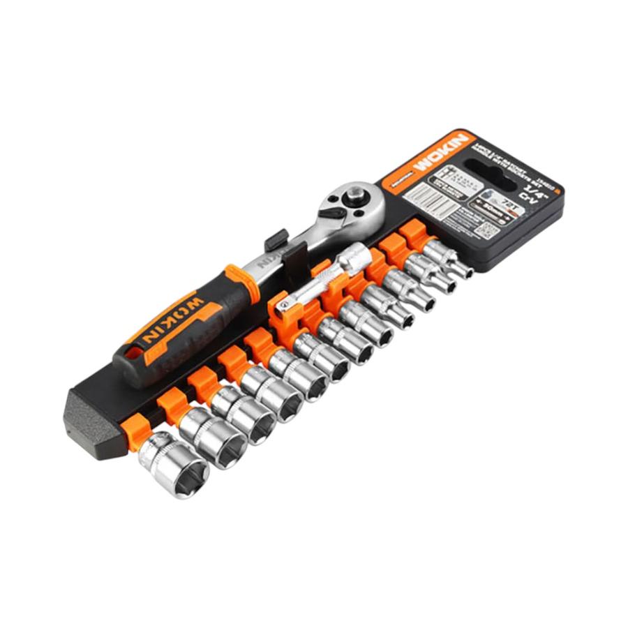 Juego Dados con Chicharra 1/4 14 Piezas Wokin