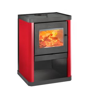 Calefactor A Leña Amesti Classic 400 Roja