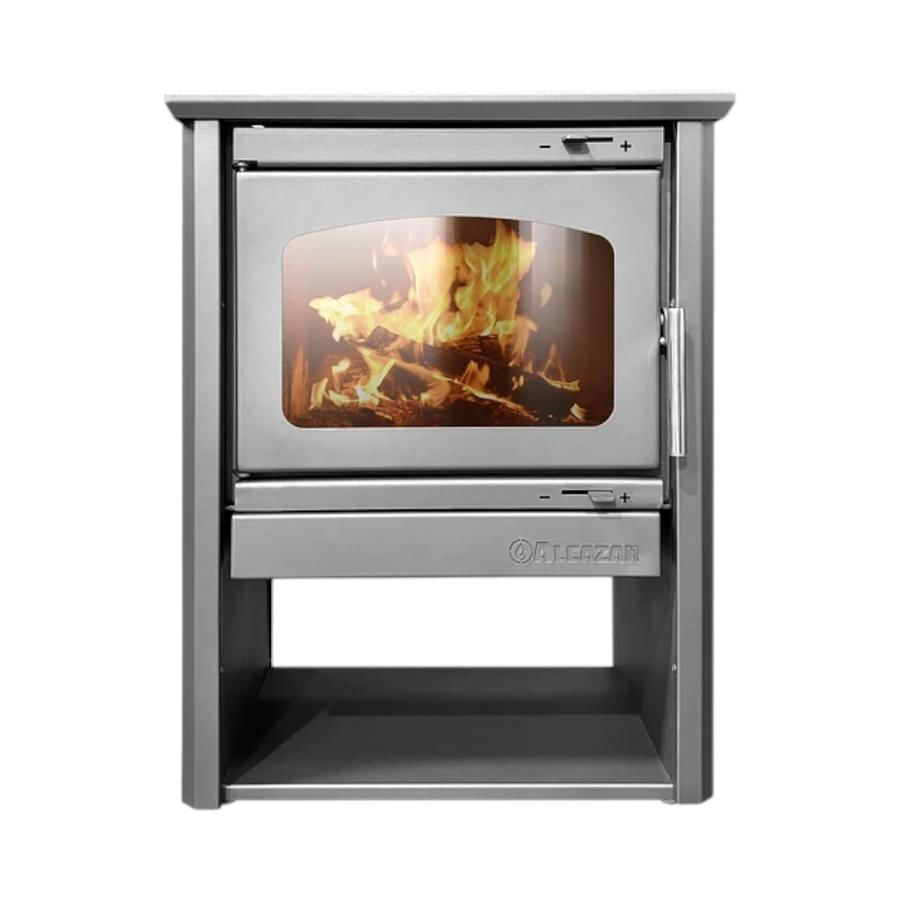 Estufa a Leña Alcázar Patagonia 600 Gris