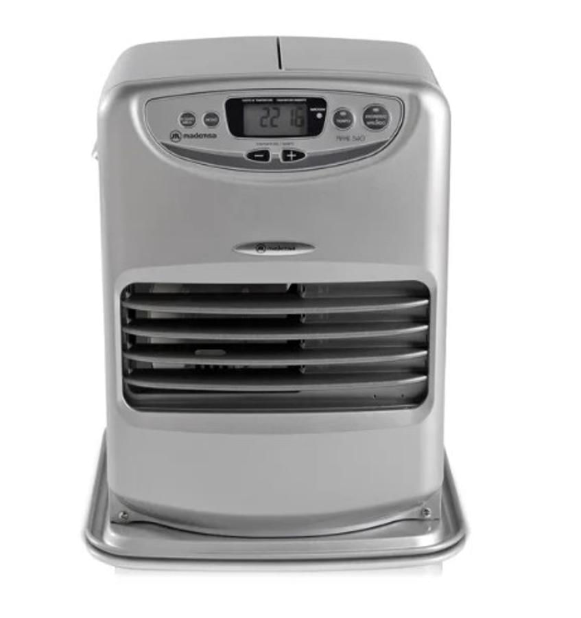 Estufa Parafina Mademsa Fan-Heater Gris