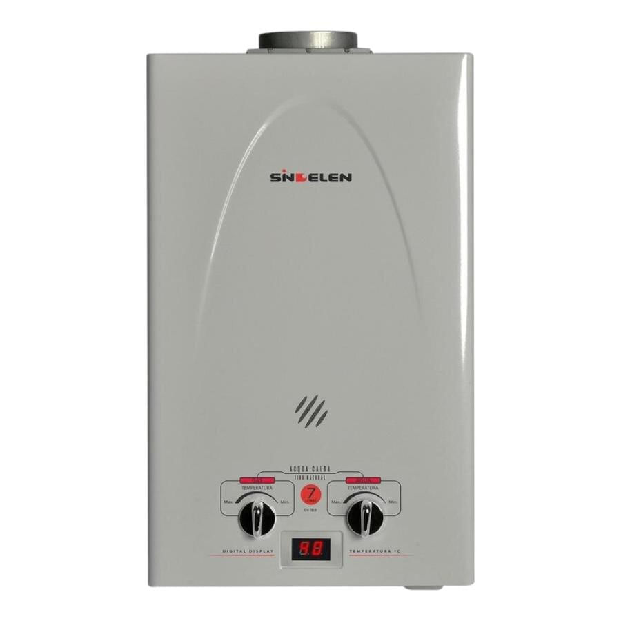 Calefon Sindelen CFN-7GLSI 7 Lts Tiro Natural Gas Licuado