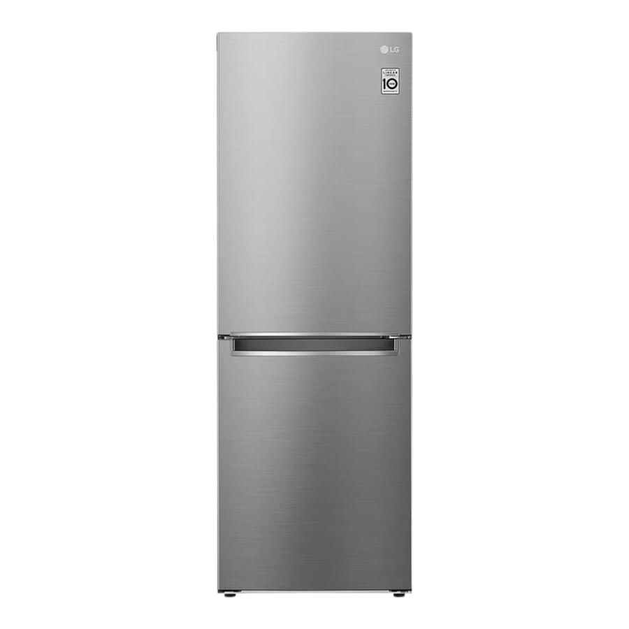 Refrigerador LG Bottom Freezer 306L Smart Inverter Plateado