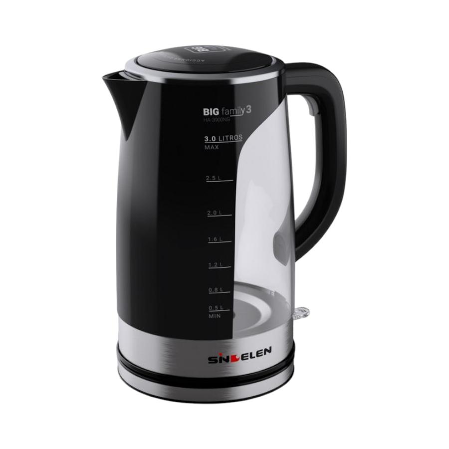 Hervidor Eléctrico Sindelen BigFamily HA-3900NG Negro