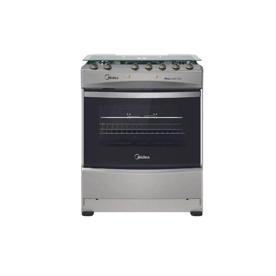 Cocina A Gas Midea 5 Quemadores Mcg-5Qpi30Ns