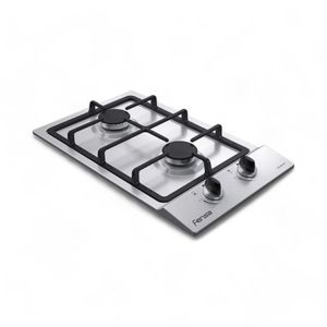Encimera A Gas Fensa FCE-2HF GL T 2 Quemadores Plateado