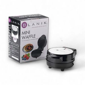 Waflera Blanik Mini Waffle 12 Cm Negro