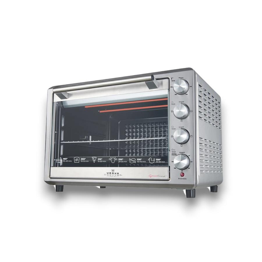 Horno Eléctrico Ursus Trotter Backofen Pro 80Litros Plateado