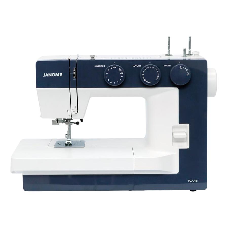 Maquina De Coser Mecanica Janome 1522Bl Blanco