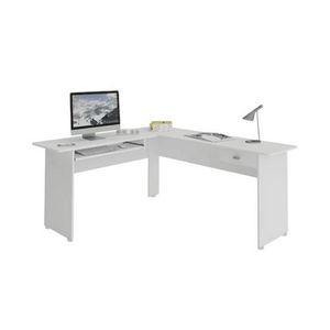 Escritorio en L Cannes Blanco Baum