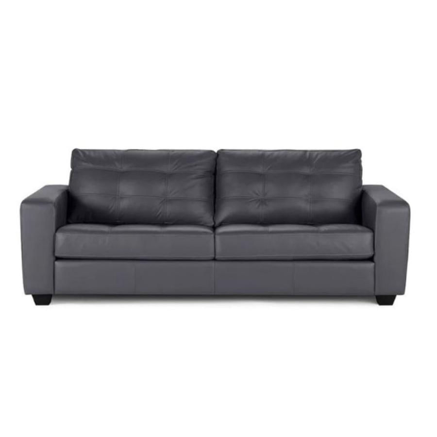 Sofa Rosen 3 Cuerpos Dali Cuero Madras Acero