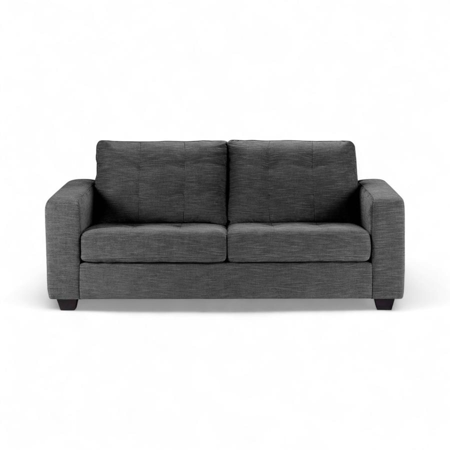 Sofá Rosen Manet Tela 2 Cuerpos Grafito