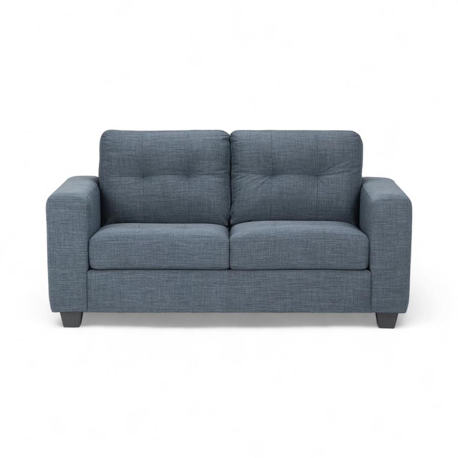 Sofá Rosen Mira Tela 2 Cuerpos Denim