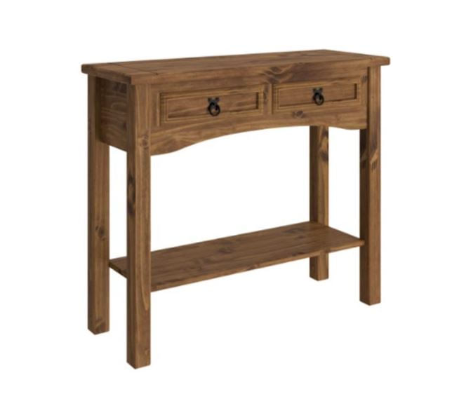 Arrimo Rustico Encerado 2 Cajones