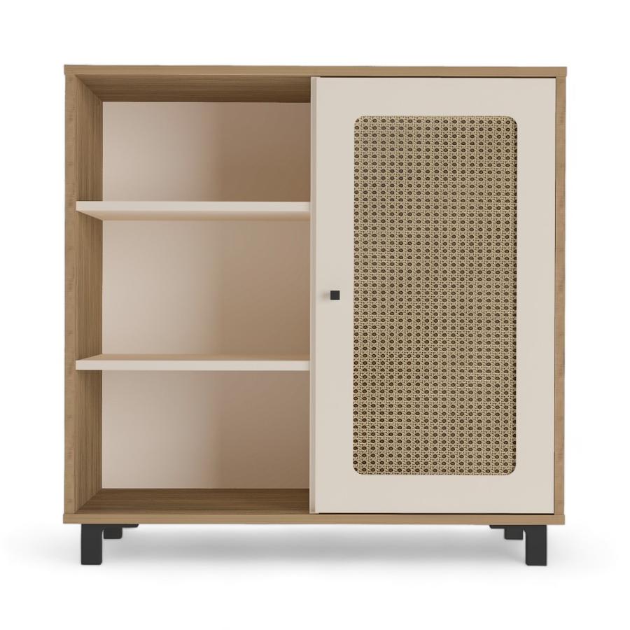 Buffet Baum Charlotte 80x80 Cm Café Roble/Blanco