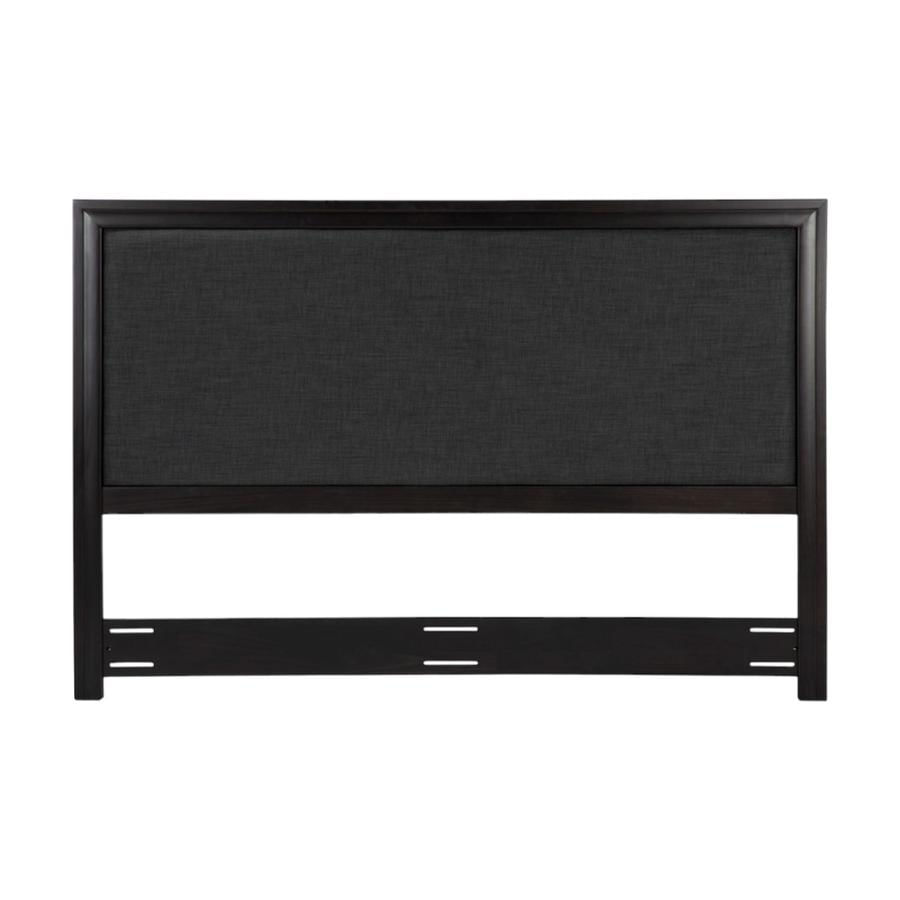 Respaldo Cama King Rosen Nolita Madera Tela Grafito