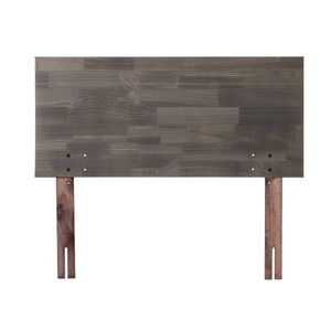 Respaldo Cama 1.5 Plazas Rosen Tabor Madera Grafito