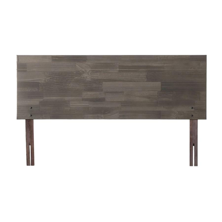 Respaldo Cama 2 Plazas Rosen Tabor Madera Grafito