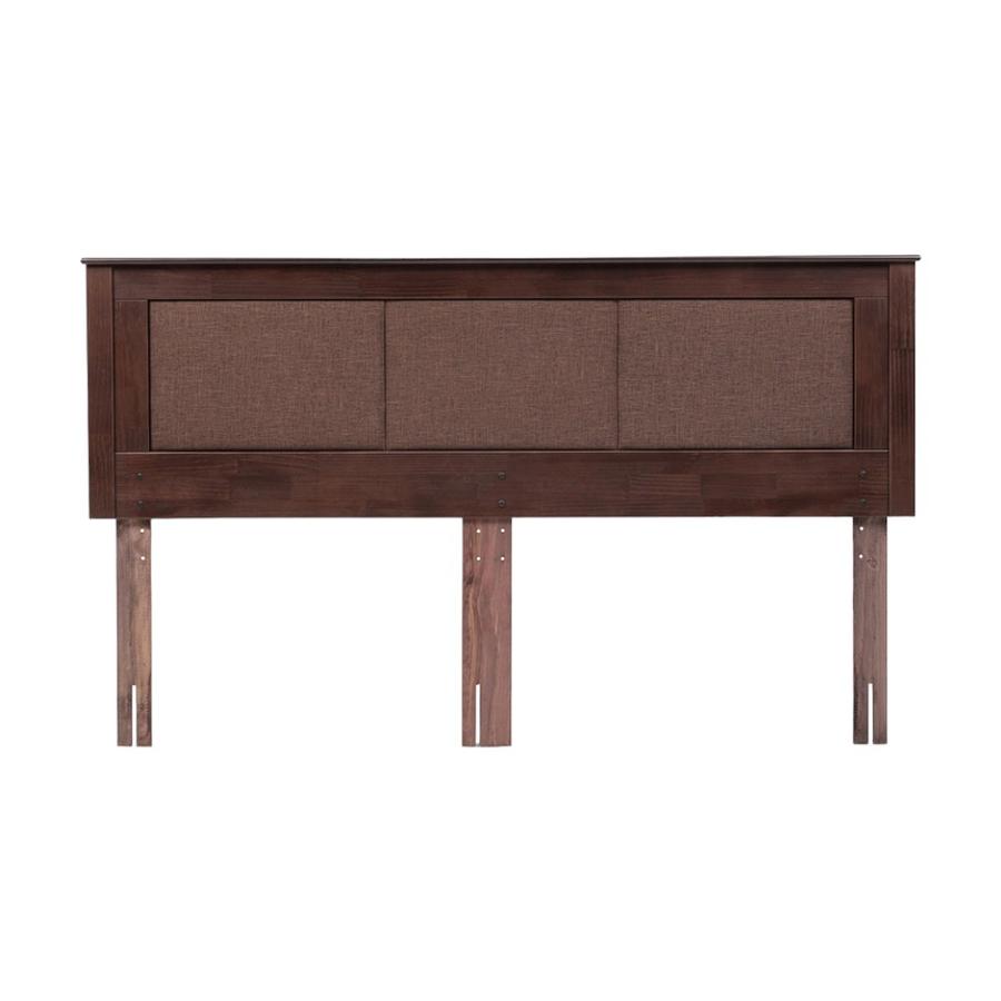 Respaldo Cama King Rosen Rachel Madera Chocolate