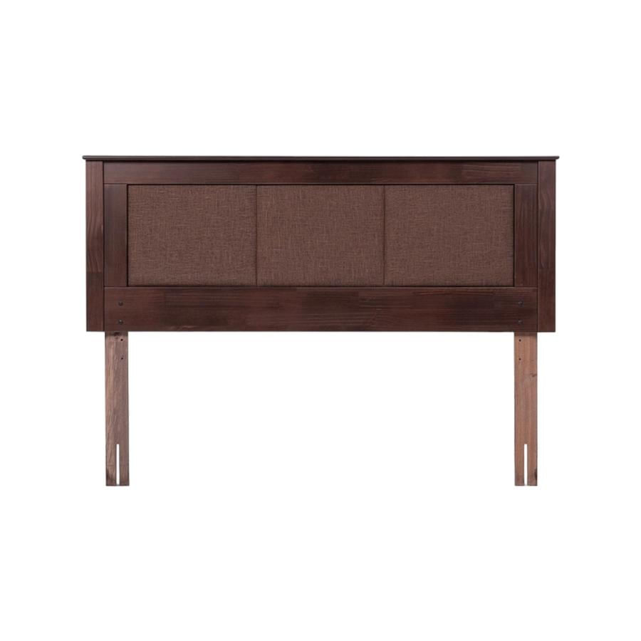 Respaldo Cama 2 Plazas Rosen Rachel Madera Chocolate