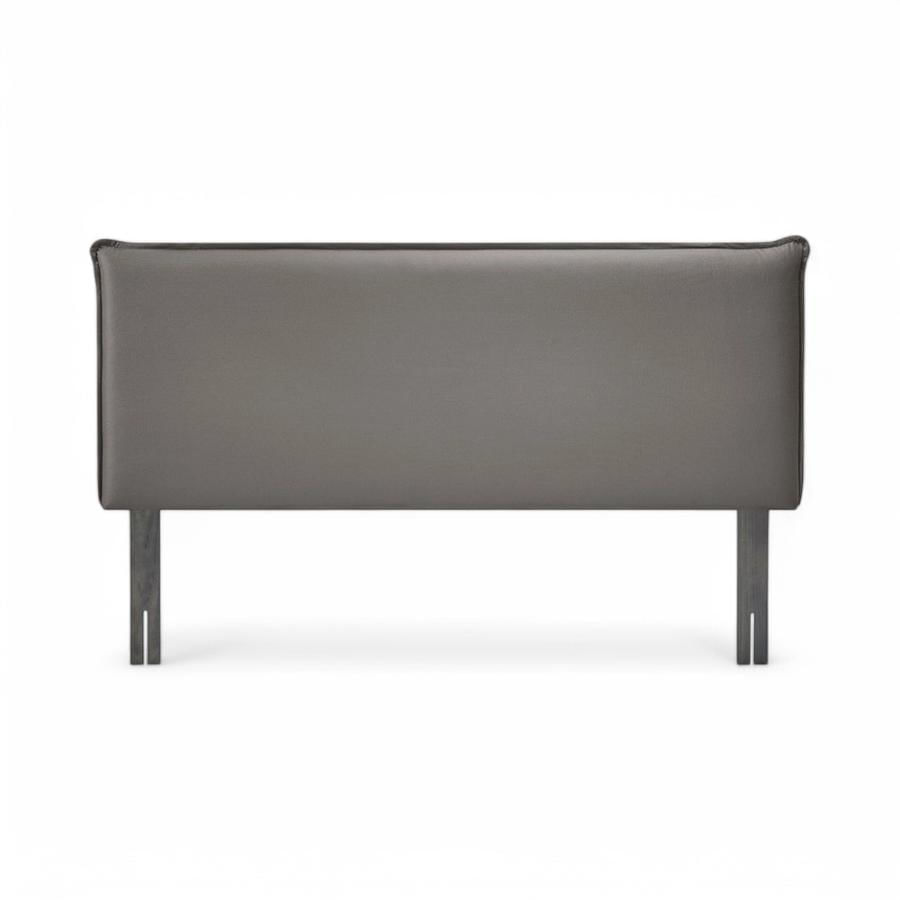 Respaldo De Cama Rosen Maurice Tela 2 Plazas Gris
