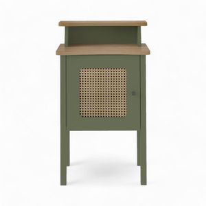 Mesa De Apoyo Baum Charlotte 43x72.5 Cm Café Roble/Menta