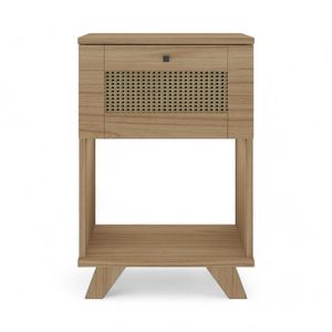 Mesa De Apoyo Baum Trama 43x64.5 Cm Café Roble