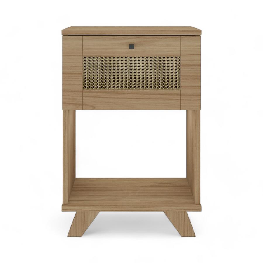 Mesa De Apoyo Baum Trama 43x64.5 Cm Café Roble