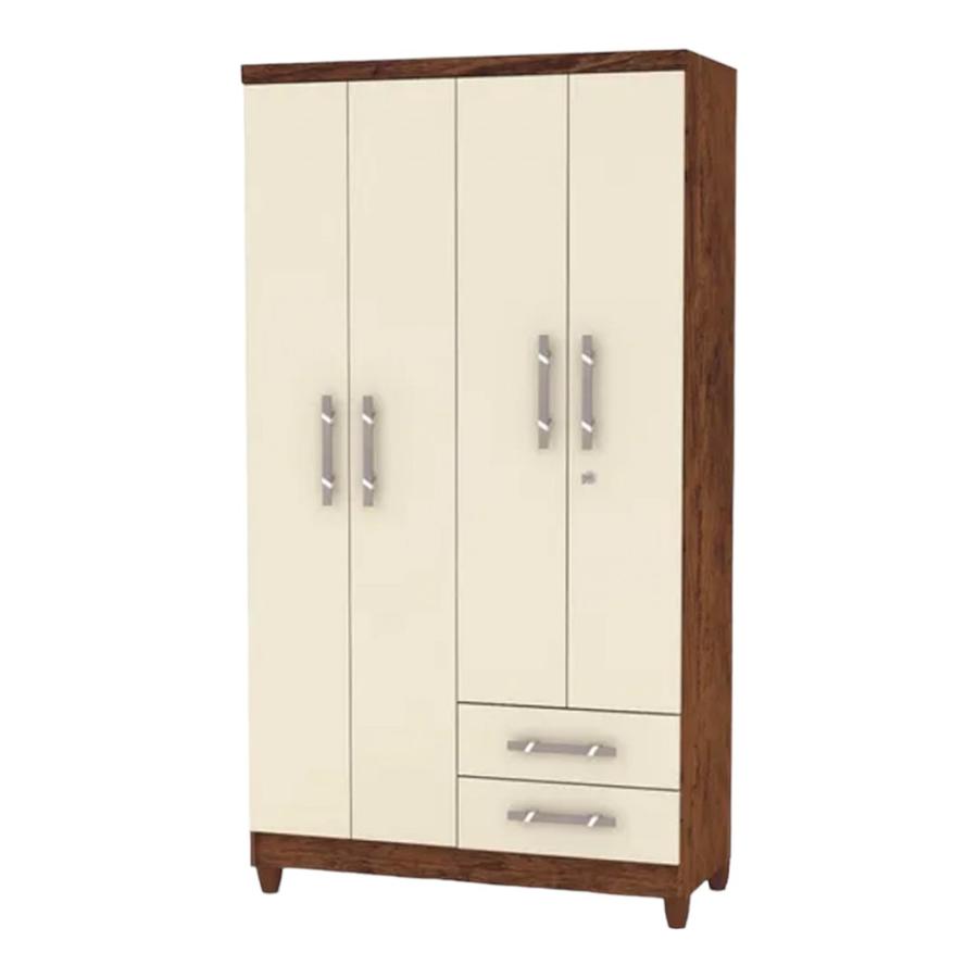 Closet 4 Puertas + 2 Cajones Baum Line 190X103X47