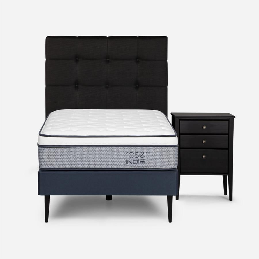 Cama Indie Pata Metálica 0.90X2.00 Issey Graf Rosen