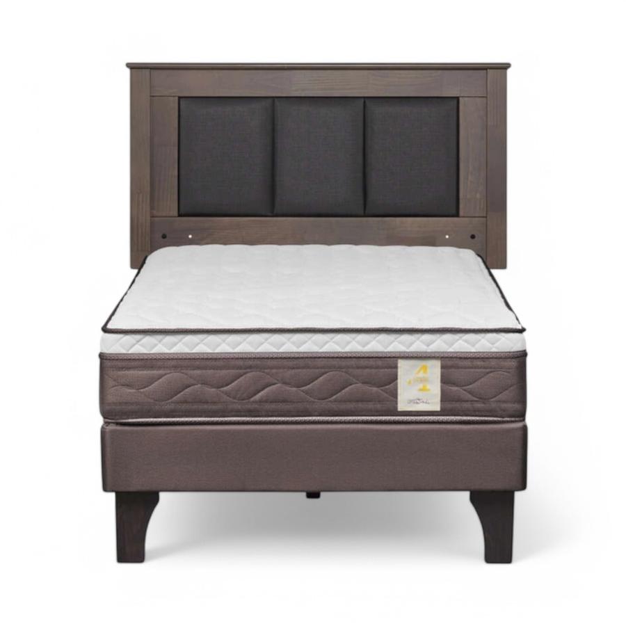 Cama Rosen NewStyle 4 Plus 1 Plaza + Respaldo Rachel
