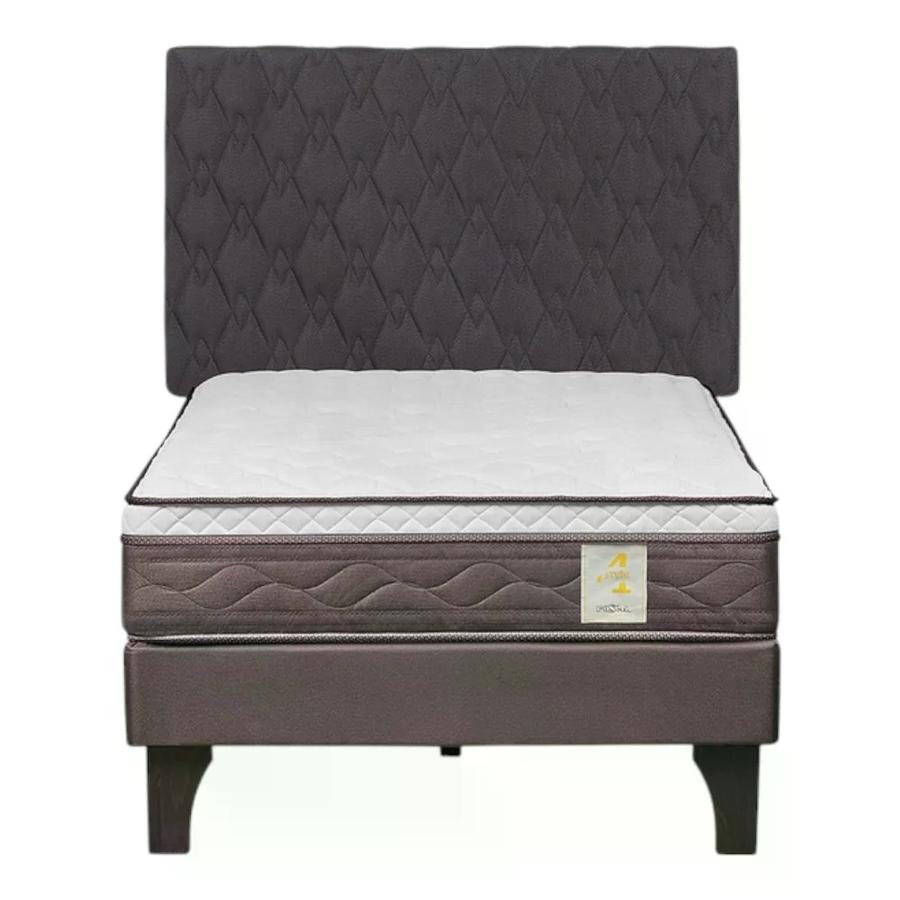 Cama Rosen New Style 4 Plus 1 Plaza + Respaldo Ivar