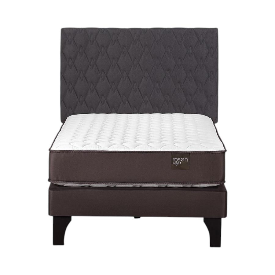 Cama Rosen Ergo T 1 Plaza + Respaldo Ivar Grafito