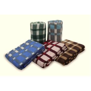 Frazada Antillanca Escocesa 2 Plazas