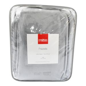 Frazada Rosen 280 Gramos Grafito Twin 1.5 Plazas