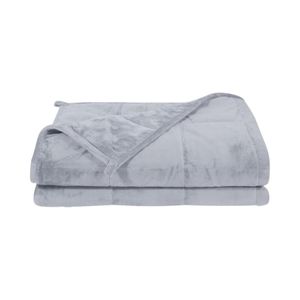 Frazada Hypnos Pesada Minky 120x200 Gris Claro