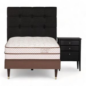 Cama Rosen Autonomy Land 1,5 Plazas 105X200Cm+Muebles Issey