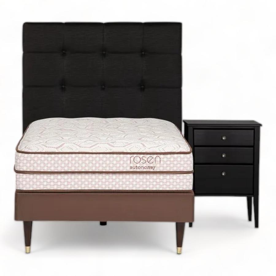 Cama Rosen Autonomy Land 1,5 Plazas 105X200Cm+Muebles Issey