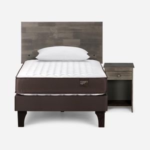 Cama 1.5 Plazas 105X200 Rosen Ergo T New Tabor G + Almohada