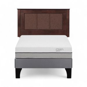 Cama Rosen Pratta 1.5 Plazas + Respaldo Rachel