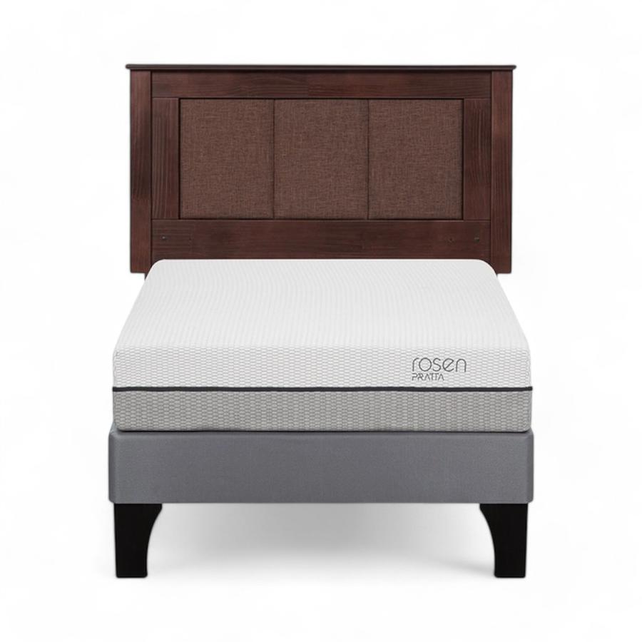 Cama Rosen Pratta 1.5 Plazas + Respaldo Rachel