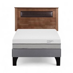 Cama Rosen Pratta 1.5 Plazas + Respaldo Ferrrara