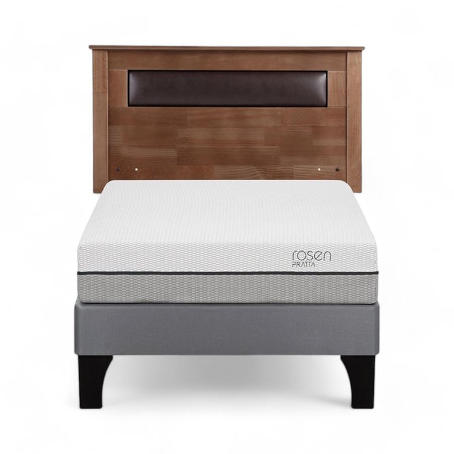 Cama Rosen Pratta 1.5 Plazas + Respaldo Ferrrara