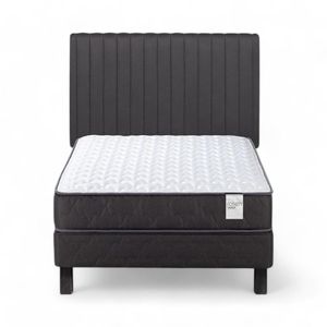 Cama Rosen Wave 1.5 Plazas + Respaldo Lucio
