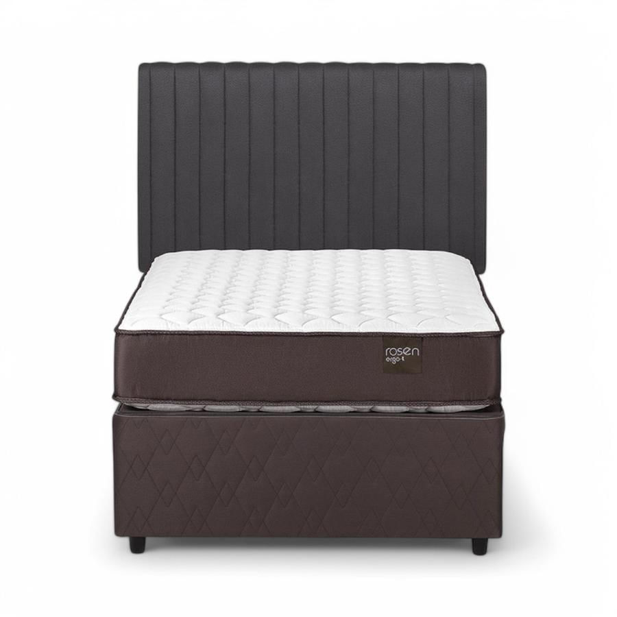 Diván Rosen Indie 1.5 Plazas + Respaldo Lucio Grafito