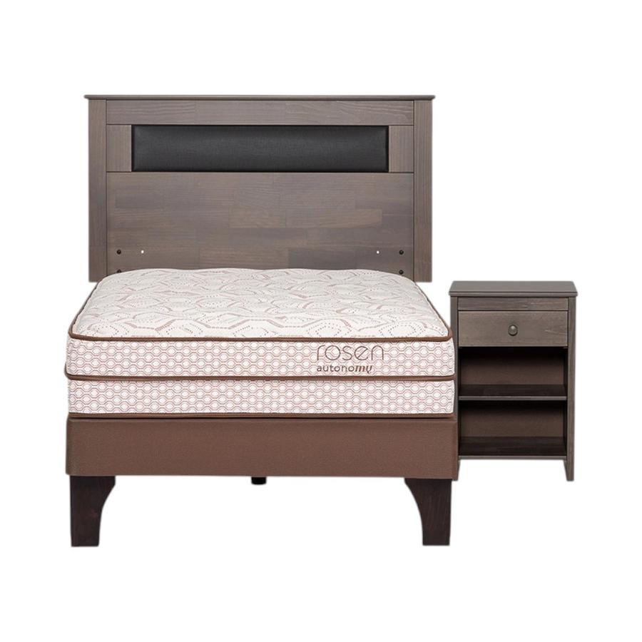 Cama Rosen Autonomy Land 1.5 Plazas + Muebles Ferrara